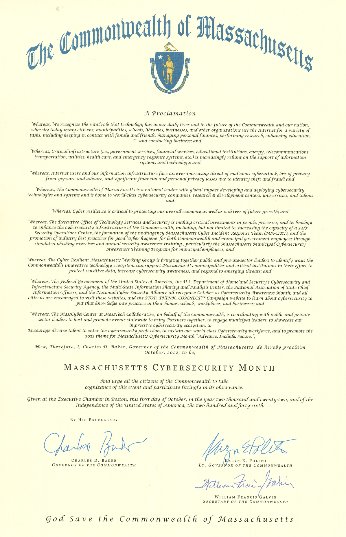 2022 Cyber Month Proclamation Thumbnail