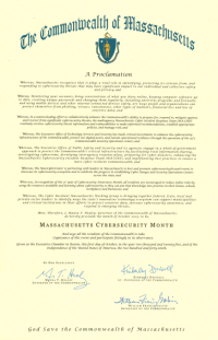 2025 MA Cyber Month Proclamation thumbnail