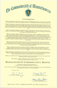 Cybersecurity Month 2026 Proclamation