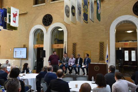 Panelists at the 2023 Cyber Forum hosted at the State House