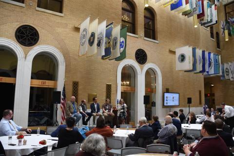 Panelists at the 2023 Cyber Forum hosted at the State House